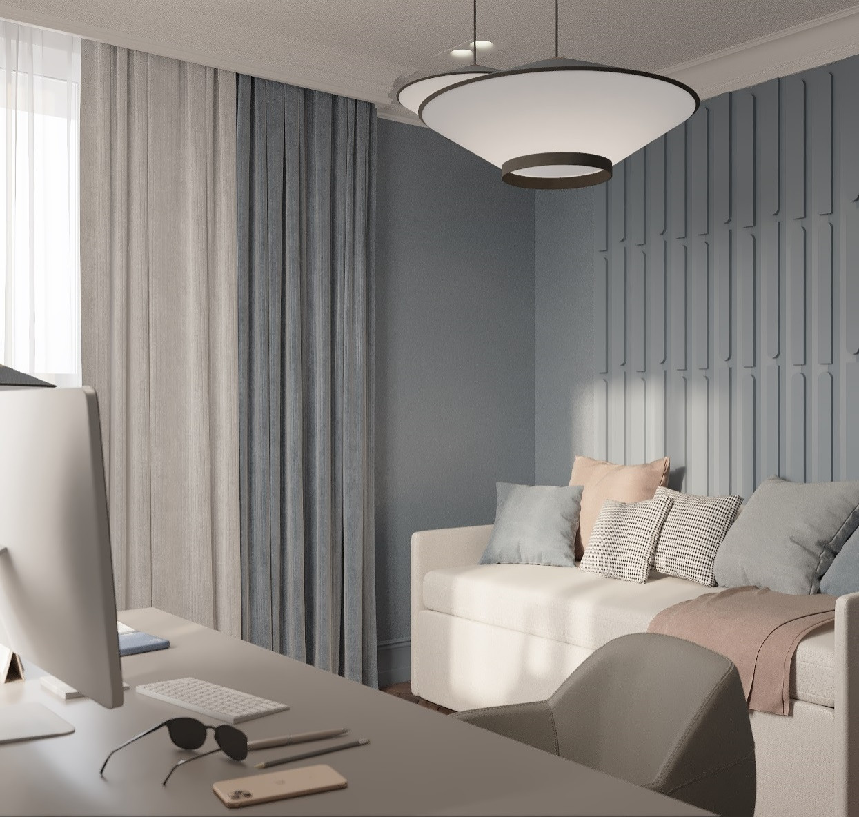 Современный  элегантный интерьер