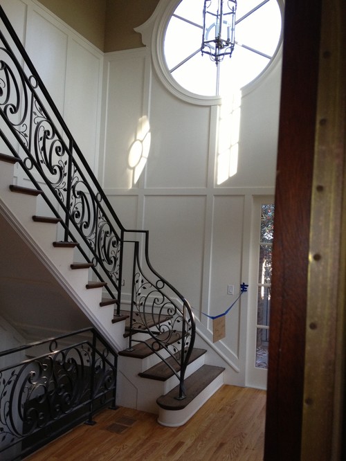 Redo Of An Existing Staircase By Adding Fabulous Panels Carpet And Redo Of An Existing Staircase By Adding Fabulous Panels Carpet And New Dennis Leen Lanterns