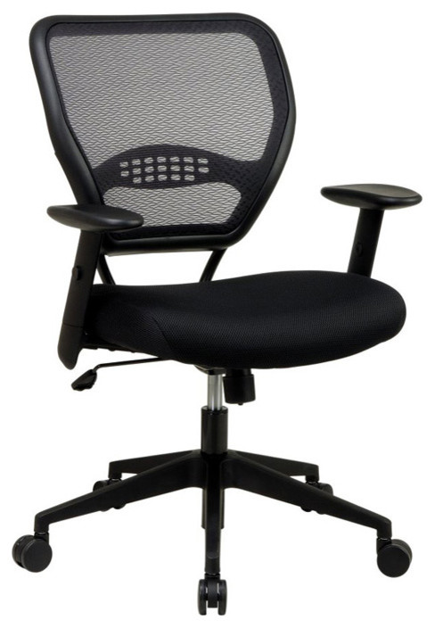 Air Grid Back Mesh Task Chair w Adjustable Ar