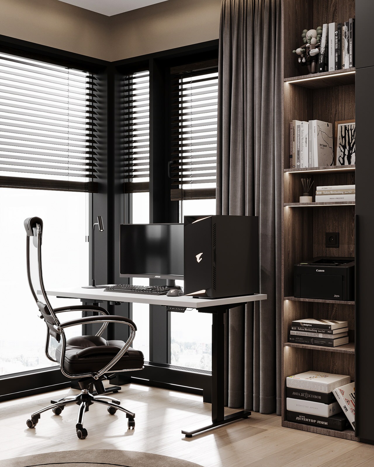 Интерьер квартиры в ЖК "Метрополия"