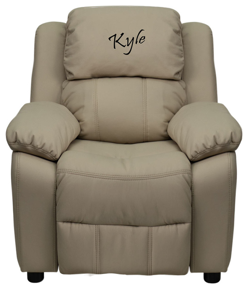 Flash Furniture Kids Personalized Deluxe Recliner