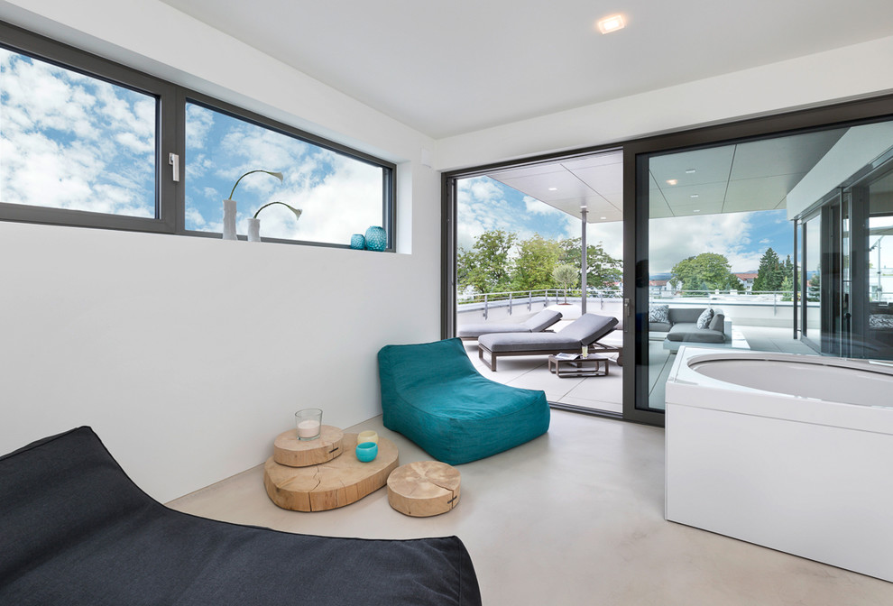 Moderne Terrasse in Nürnberg