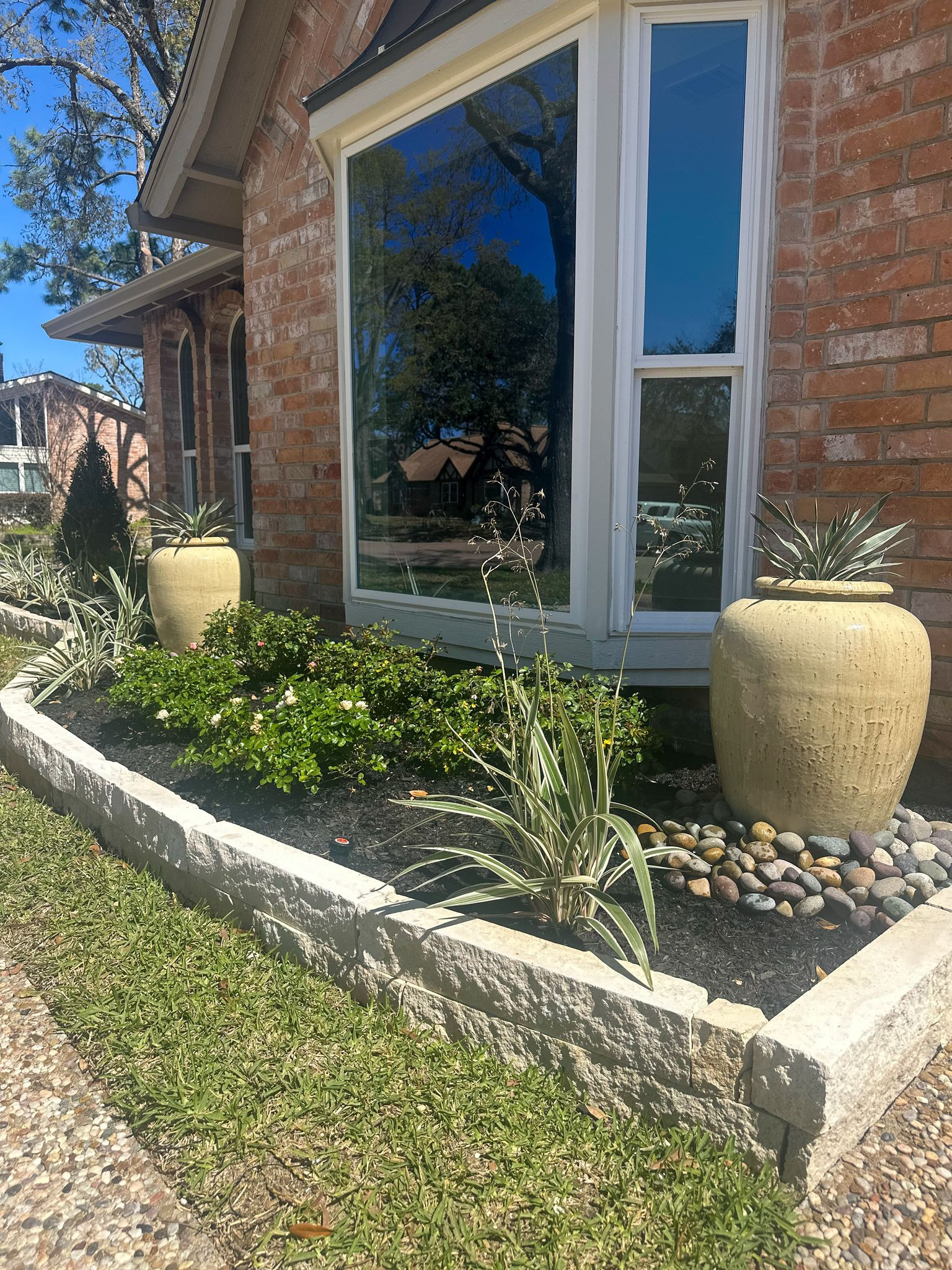 Front yard makeover at Durban Dr!