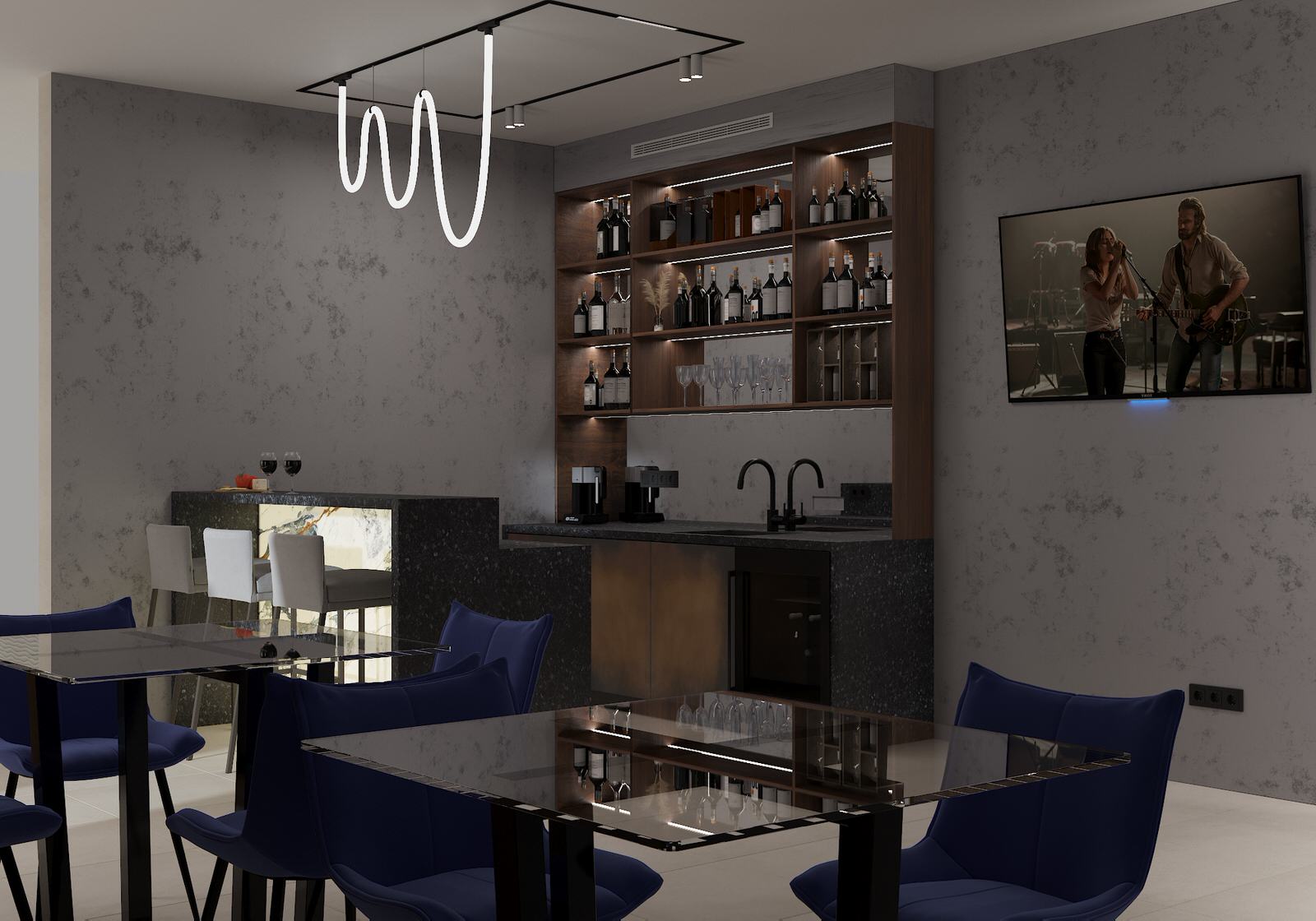 Бар и караоке в частном доме