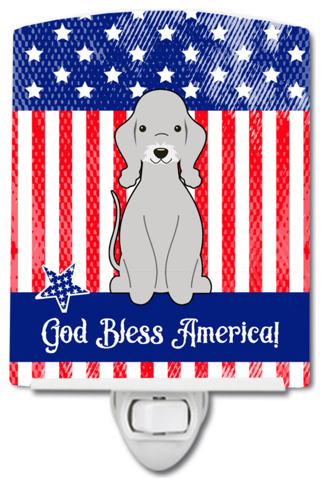 Carolines Treasures Patriotic USA Westie Ceramic Night Light 6x4 Multicolor Carolines Treasures Patriotic USA Westie Ceramic Night Light 6x4 Multicolor