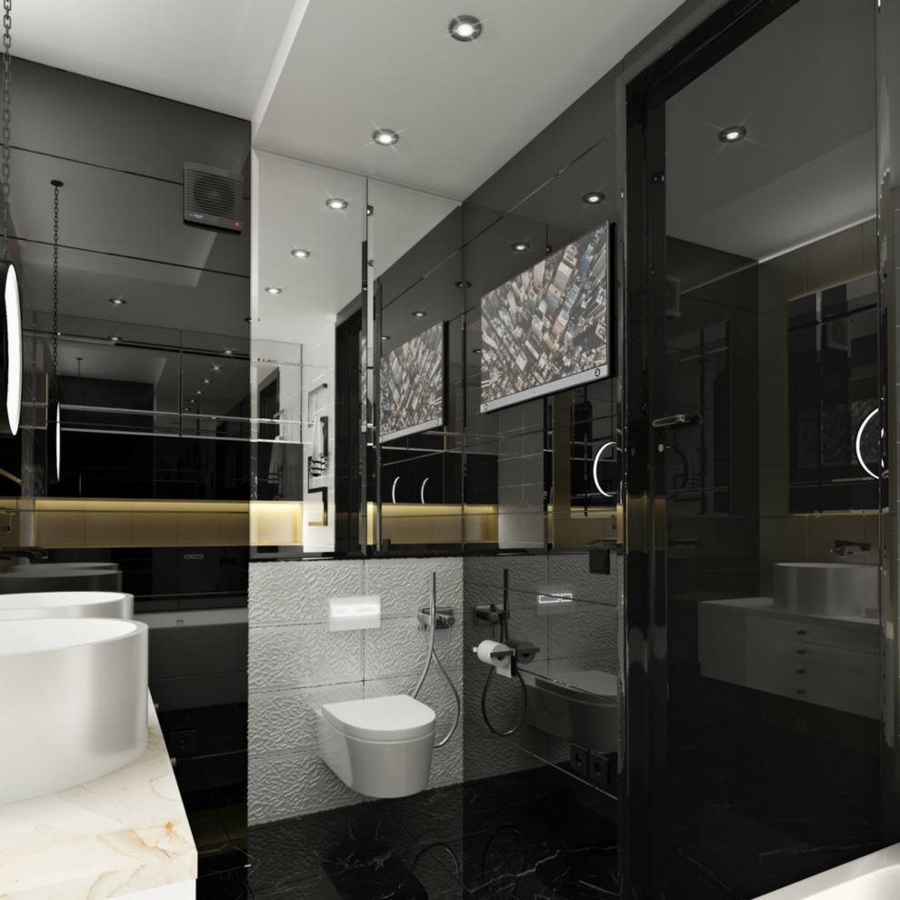 ДИЗАЙН ИНТЕРЬЕРА ВАННОЙ КОМНАТЫ В СТИЛЕ МОДЕРН