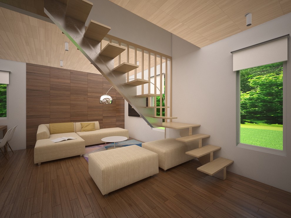 2 этажный дом 72 кв.м., интерьер в Скандинавском стиле.