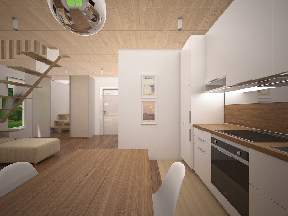 2 этажный дом 72 кв.м., интерьер в Скандинавском стиле.