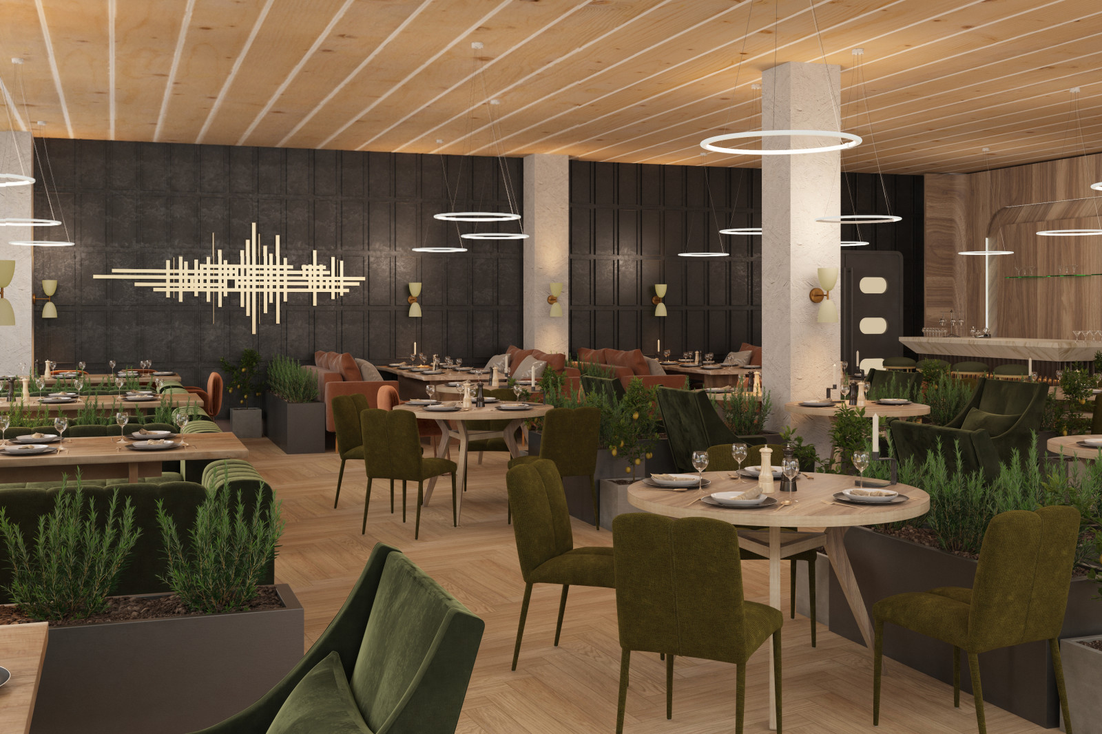 Дизайн-проект итальянского ресторана