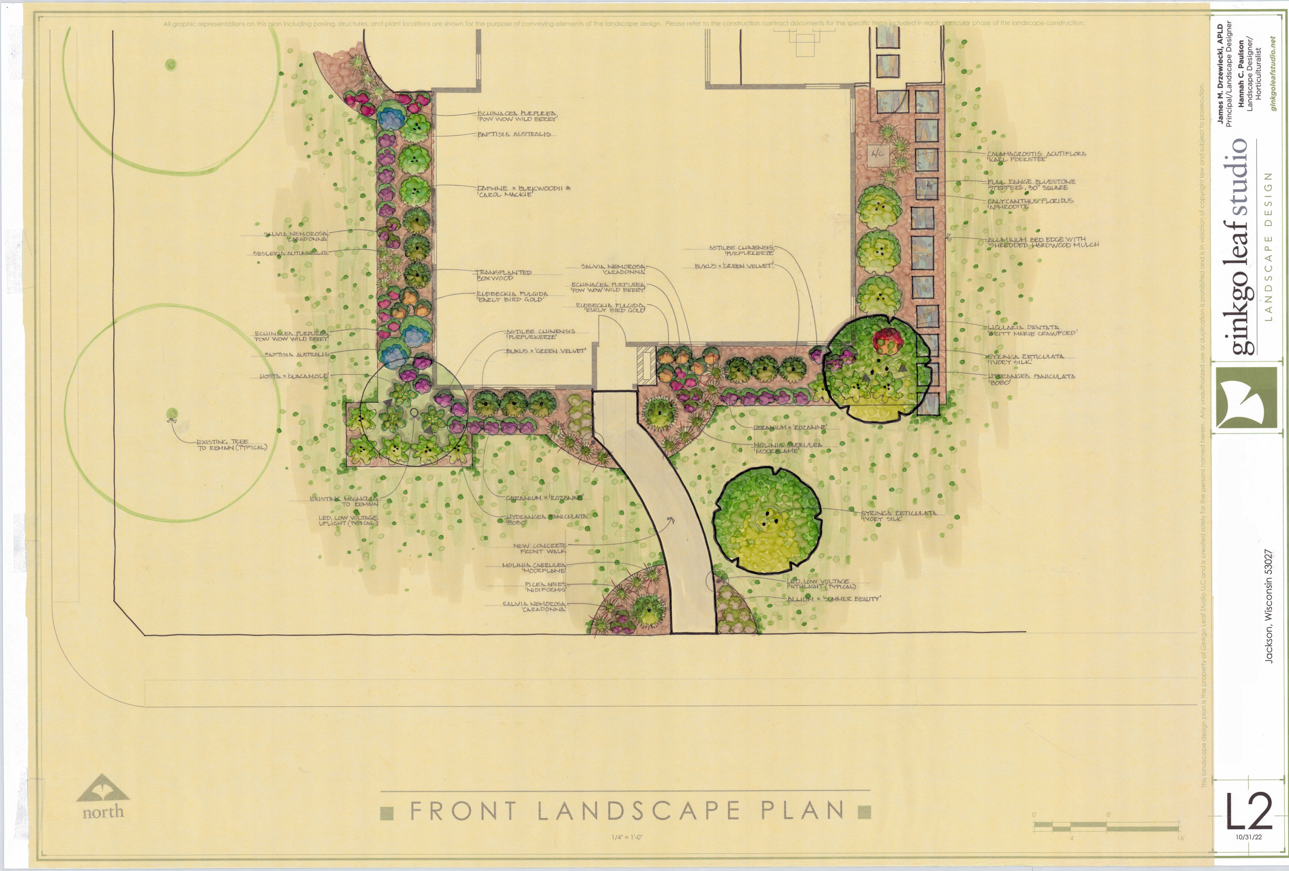 Mid-Century Landscape Makeover - Jackson, WI