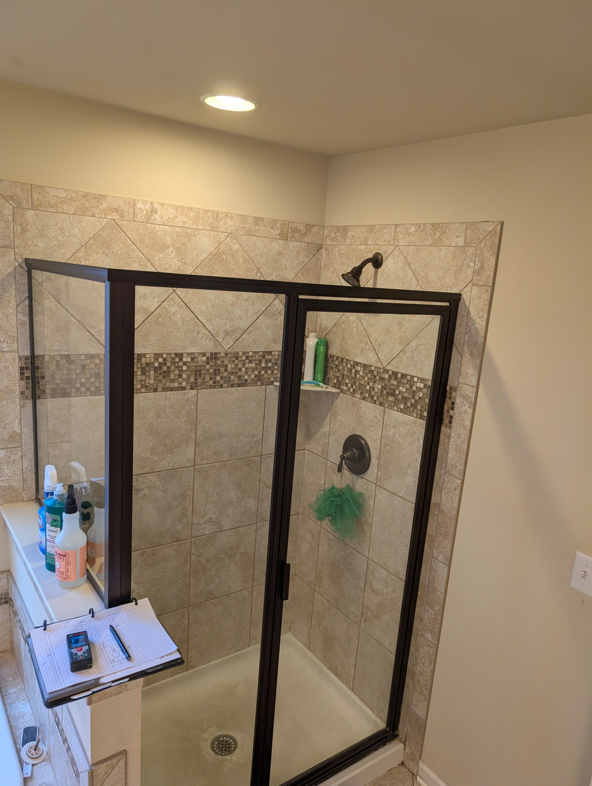 Beyond Beige - A Bold Blue Master Bath Transformation in Harrisburg, PA