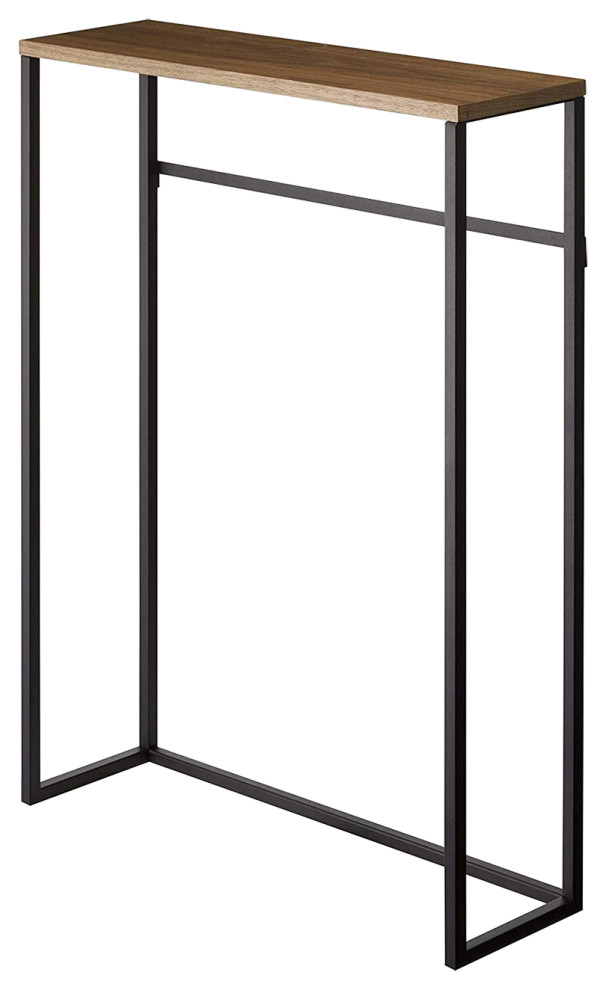 Narrow Entryway Console Table, Steel, Holds 11 lbs Industrial