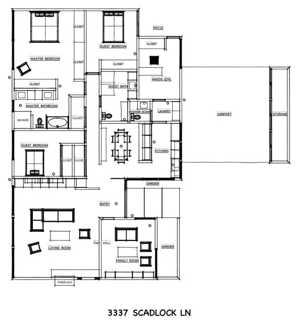 Richard Dorman midcentury-floor-plan