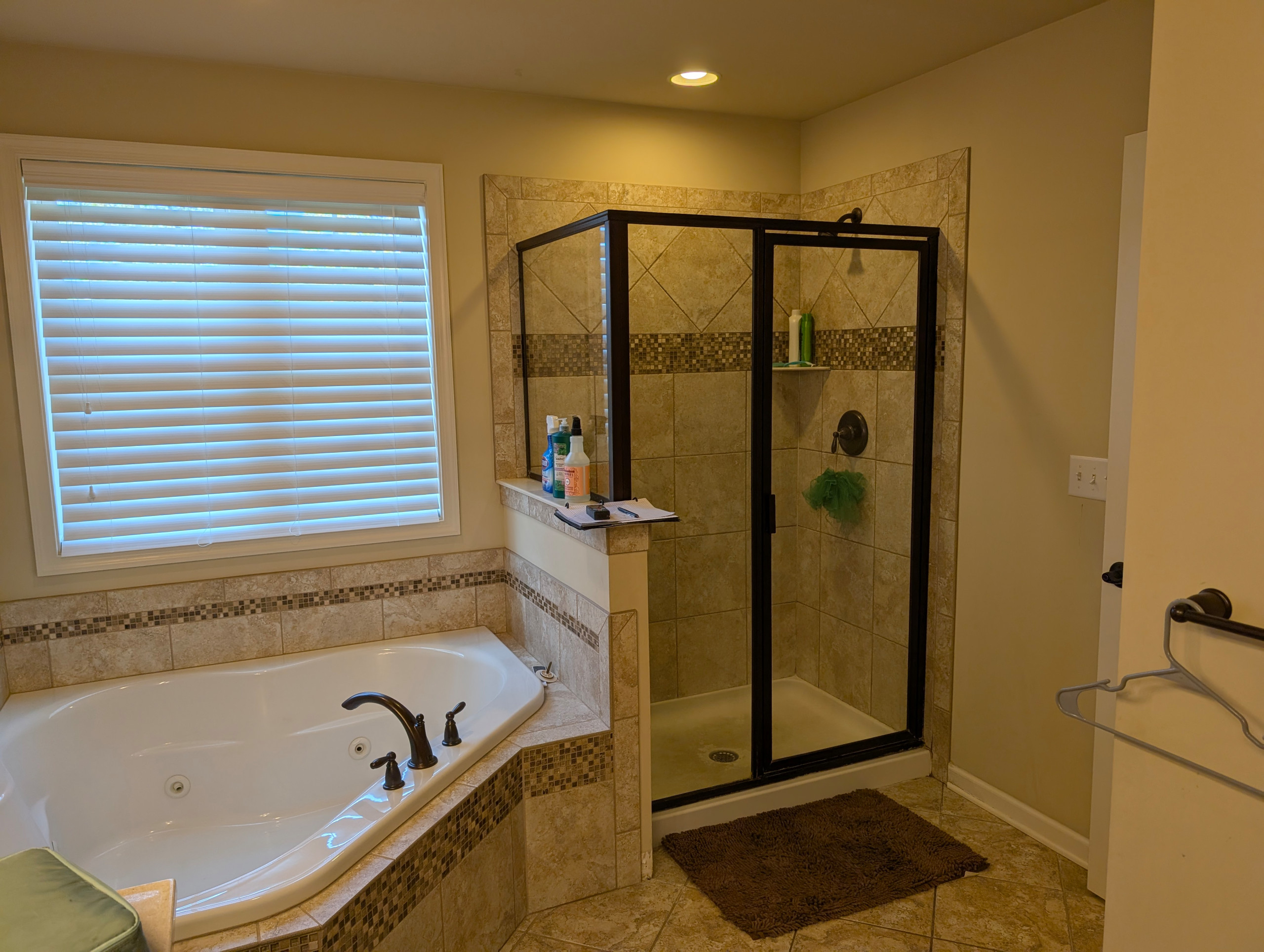 Beyond Beige - A Bold Blue Master Bath Transformation in Harrisburg, PA
