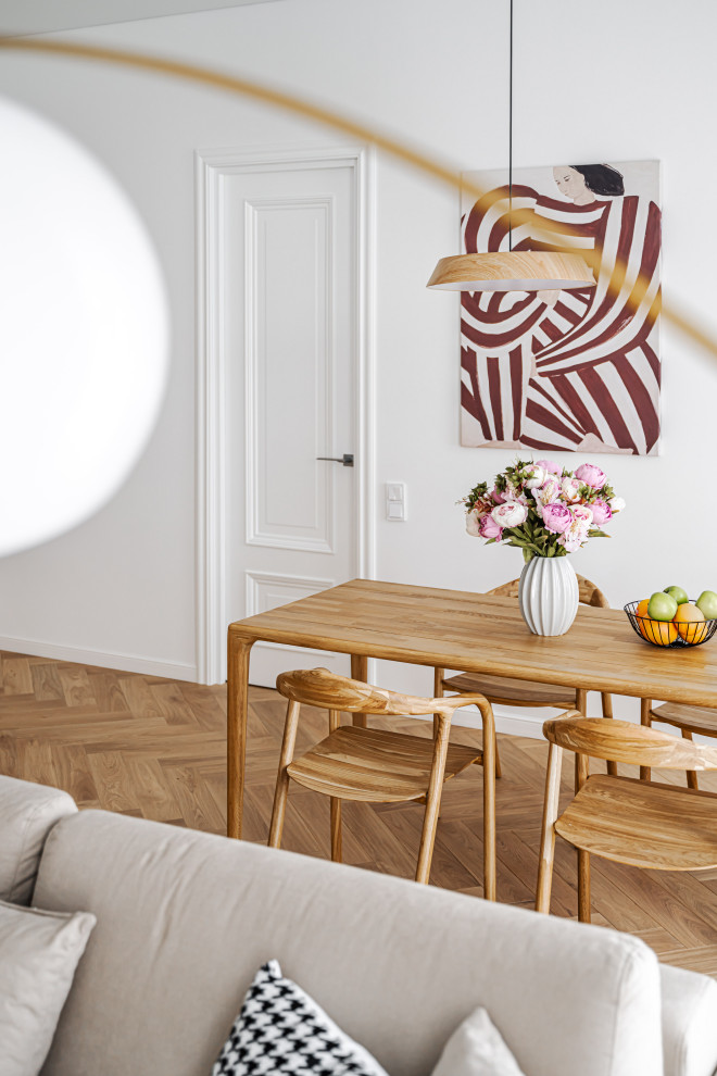 Светлая квартира в скандинавском стиле