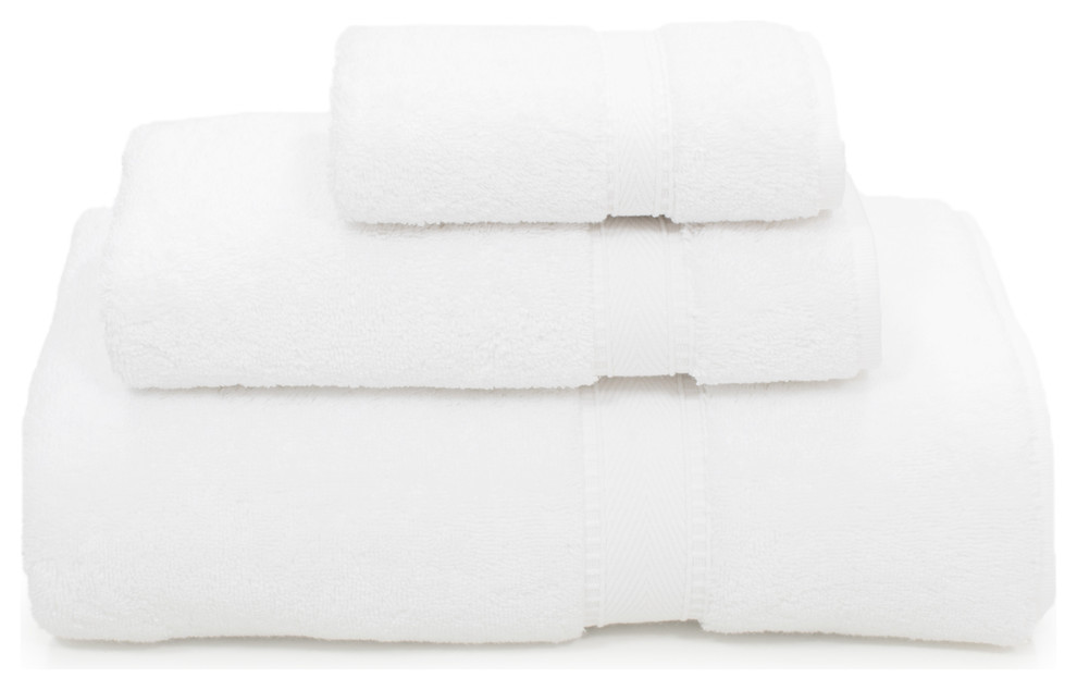 Linum Home Textiles Sinemis Terry 3-Piece Towel Set, White