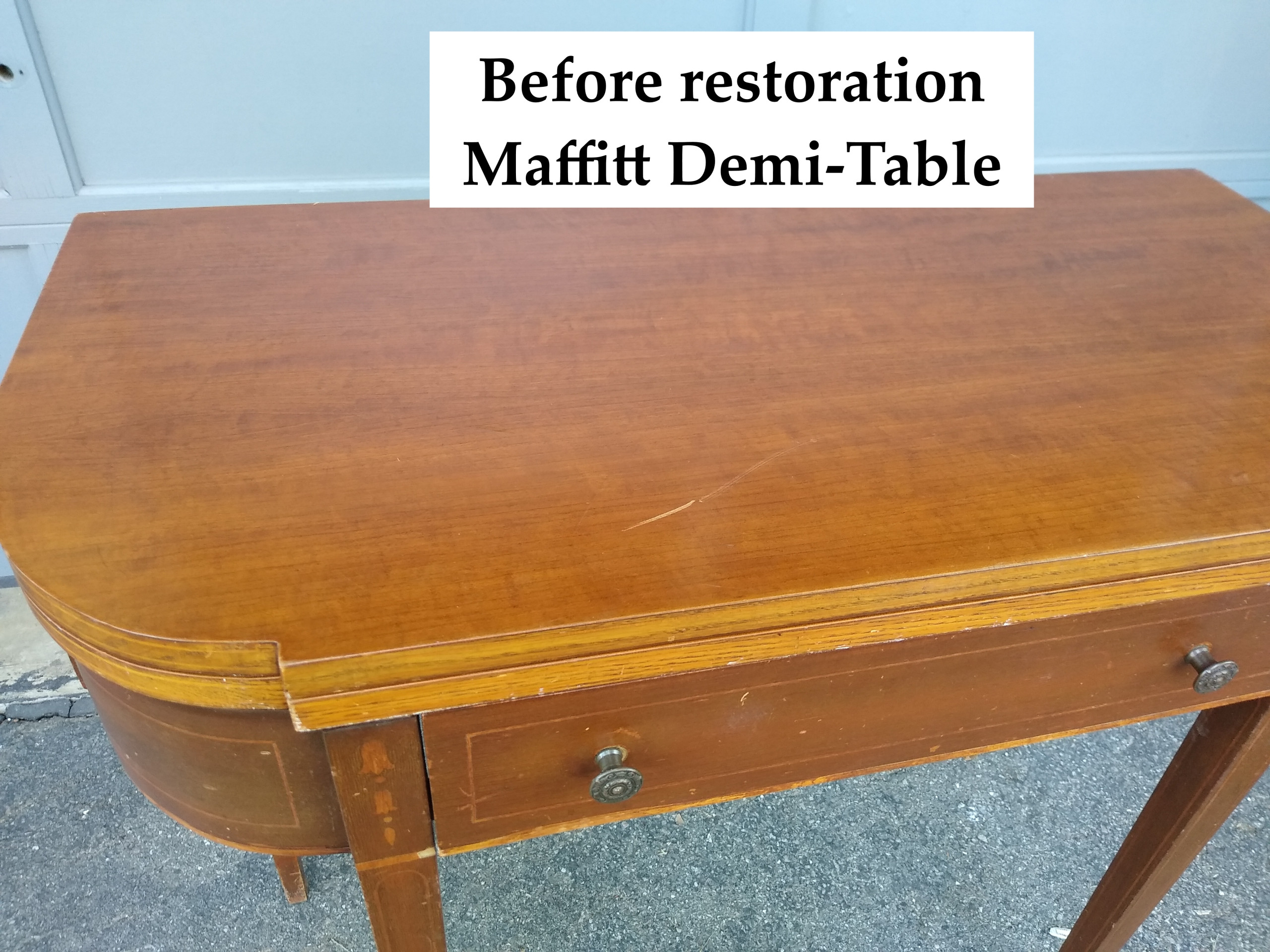 Maffitt Demi-Table Restoration
