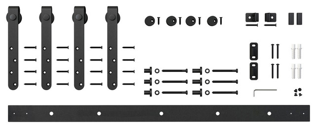 Mini Sliding Rolling Barn Door Hardware Kit Traditional Barn