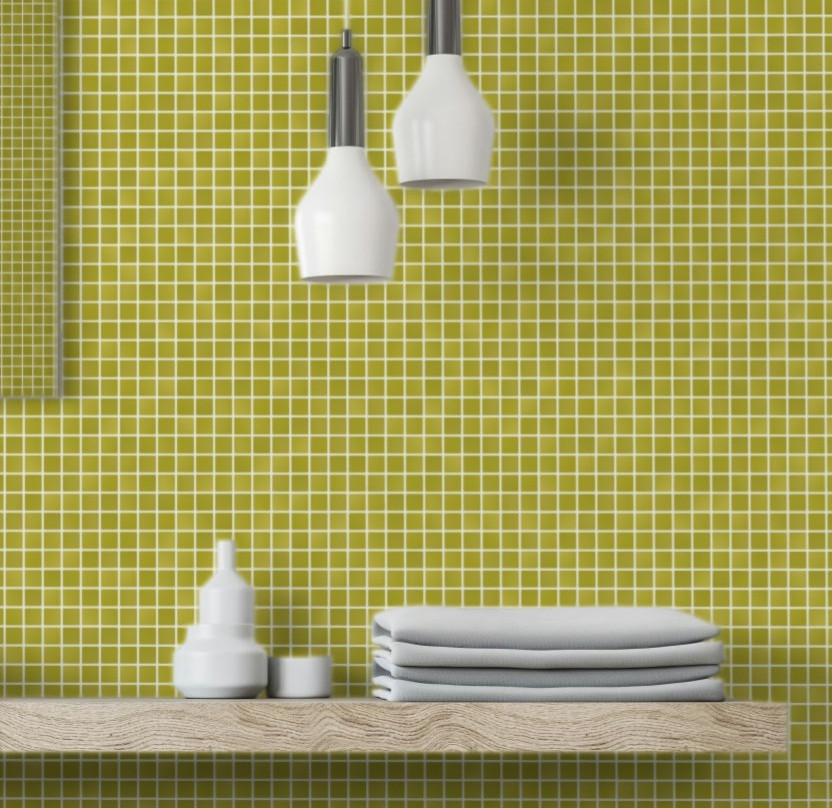 ColorBlock 2 Porcelain Tile in Pistachio - Bathroom - Other - by ...