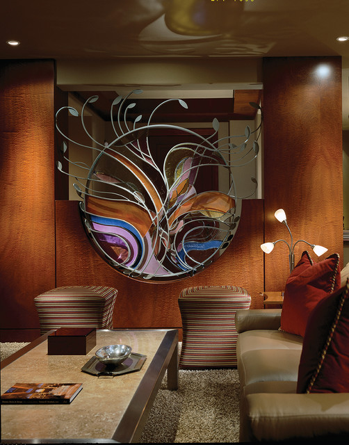 Private residence 23, AZ contemporary-vardagsrum