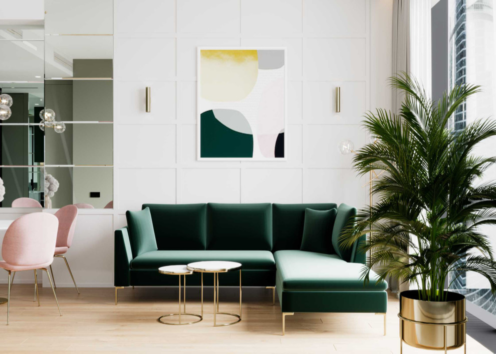 Двухкомнатные апартаменты для девушки