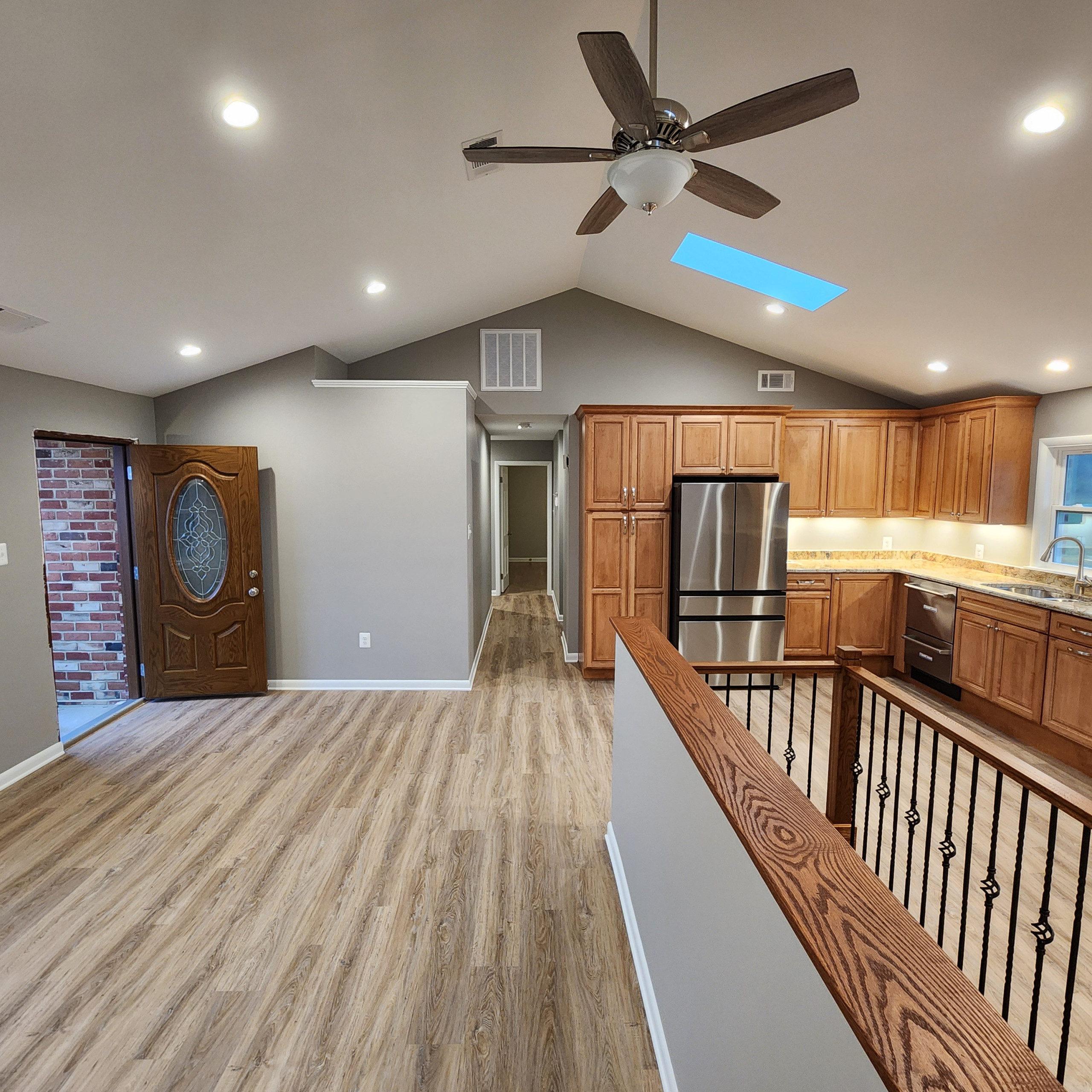 1st Floor Renovation with New Vaulted Ceilings
