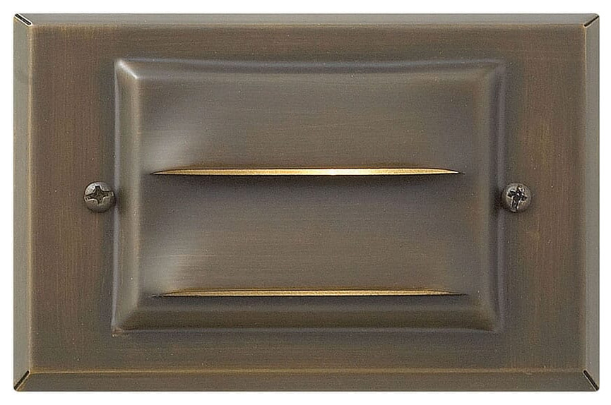 Hinkley Hardy Island 5" Brick & Step Light in Matte Bronze