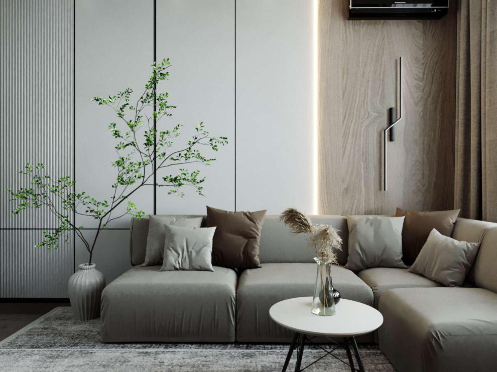 Дизайн-проект  квартира в ЖК «Живописный» 56 м²