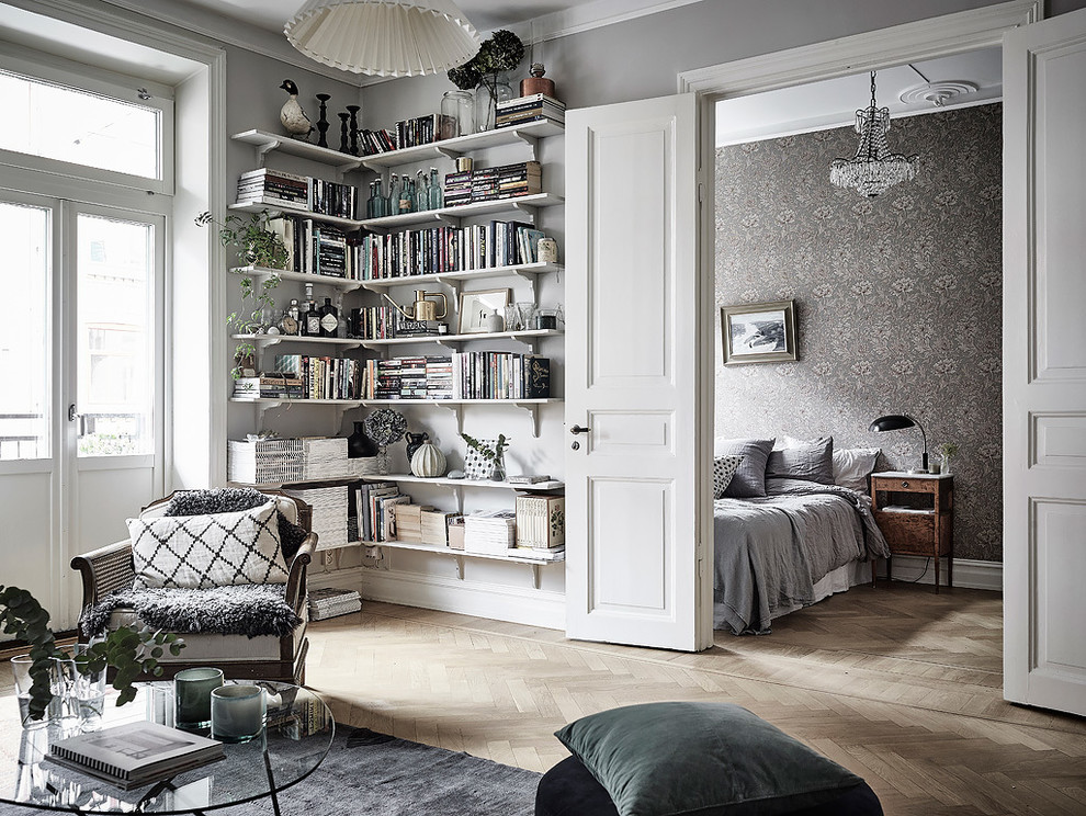 This is an example of a traditional living room in Gothenburg.
