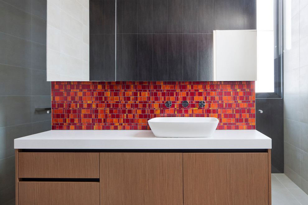 Modern bathroom in Melbourne.