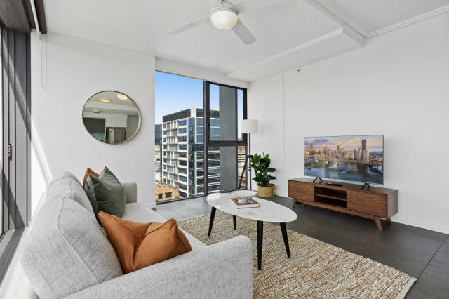 Fortitude Valley, QLD contemporary-living-room