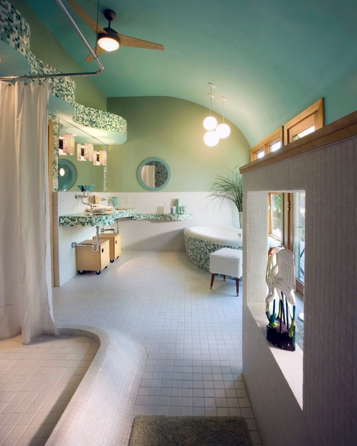 Tranquil Master Spa Bath modern-bathroom