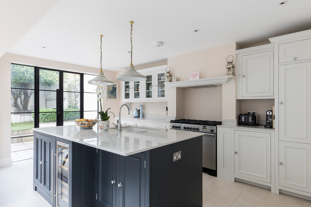 Two Tone Kitchen Diner trendy-koekken