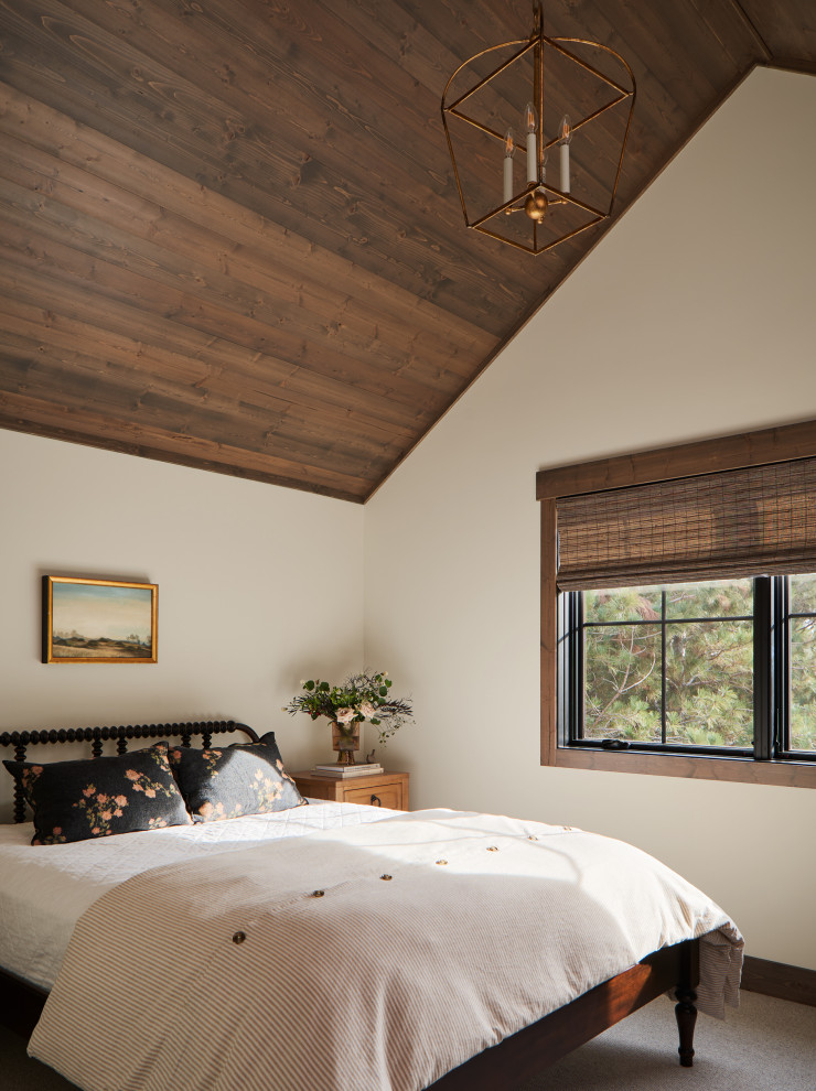 Clamshell Lake Cabin Rustic Bedroom Minneapolis by Regarding