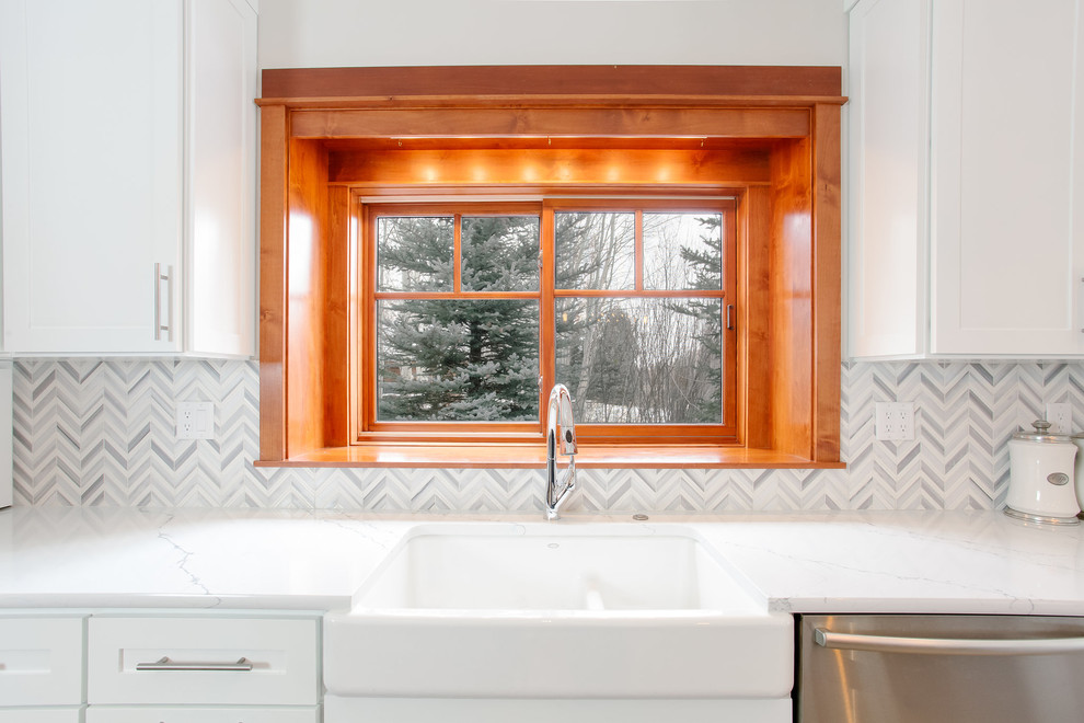 Kitchen - transitional kitchen idea