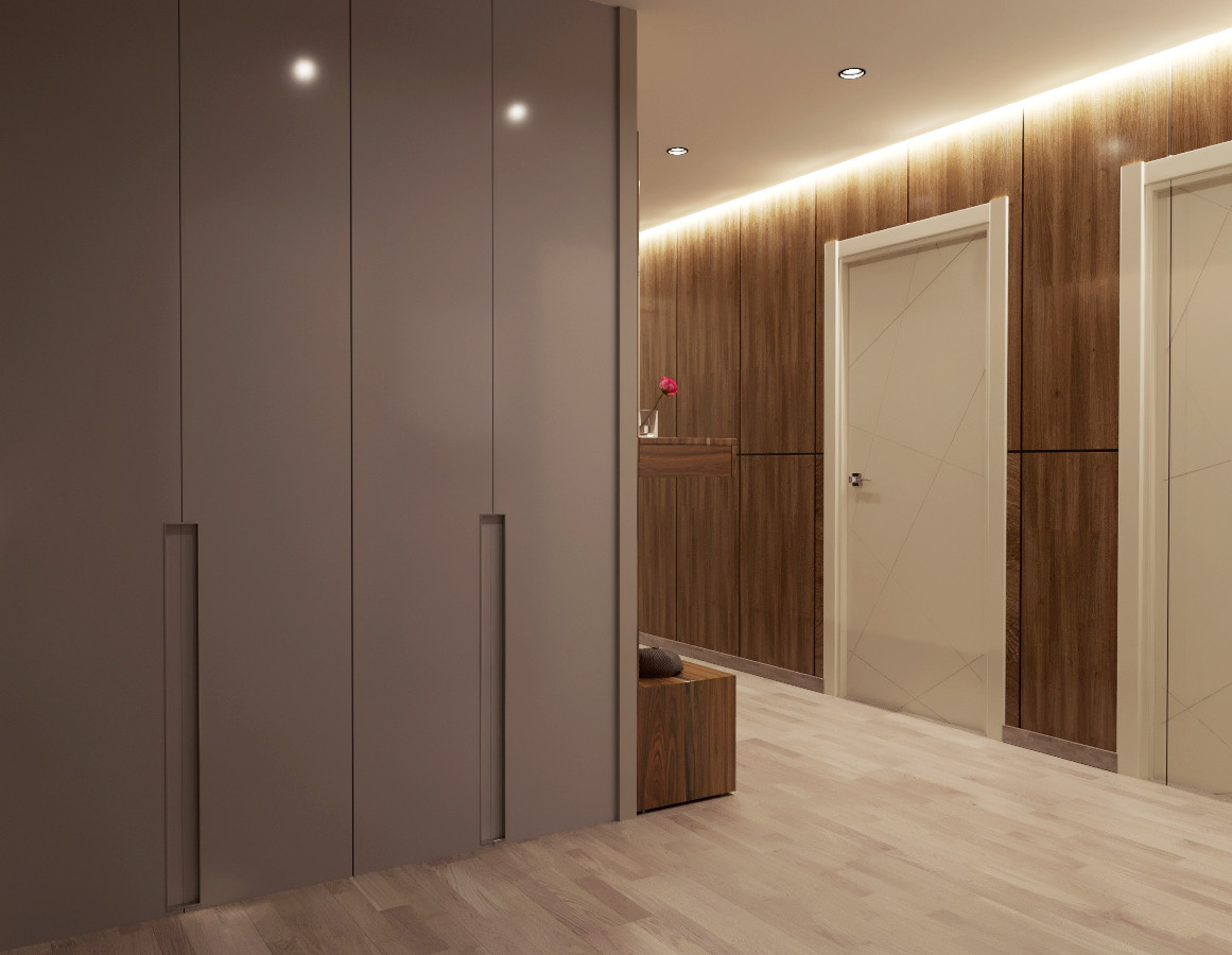 Дизайн проект двухкомнатной квартиры 72 кв.м