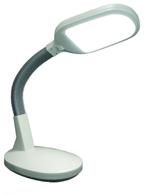 Bright Reader Natural Daylight Full Spectrum Led Desk Lamp Bright Reader Natural Daylight Full Spectrum Led Desk Lamp Contemporary Lamps By Lampsusa