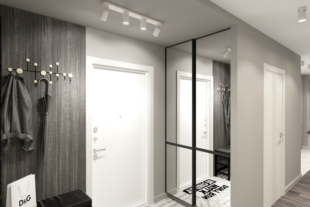 Двухкомнатная квартира 60 м2 в современном стиле в ЖК "Дмитровский Парк"