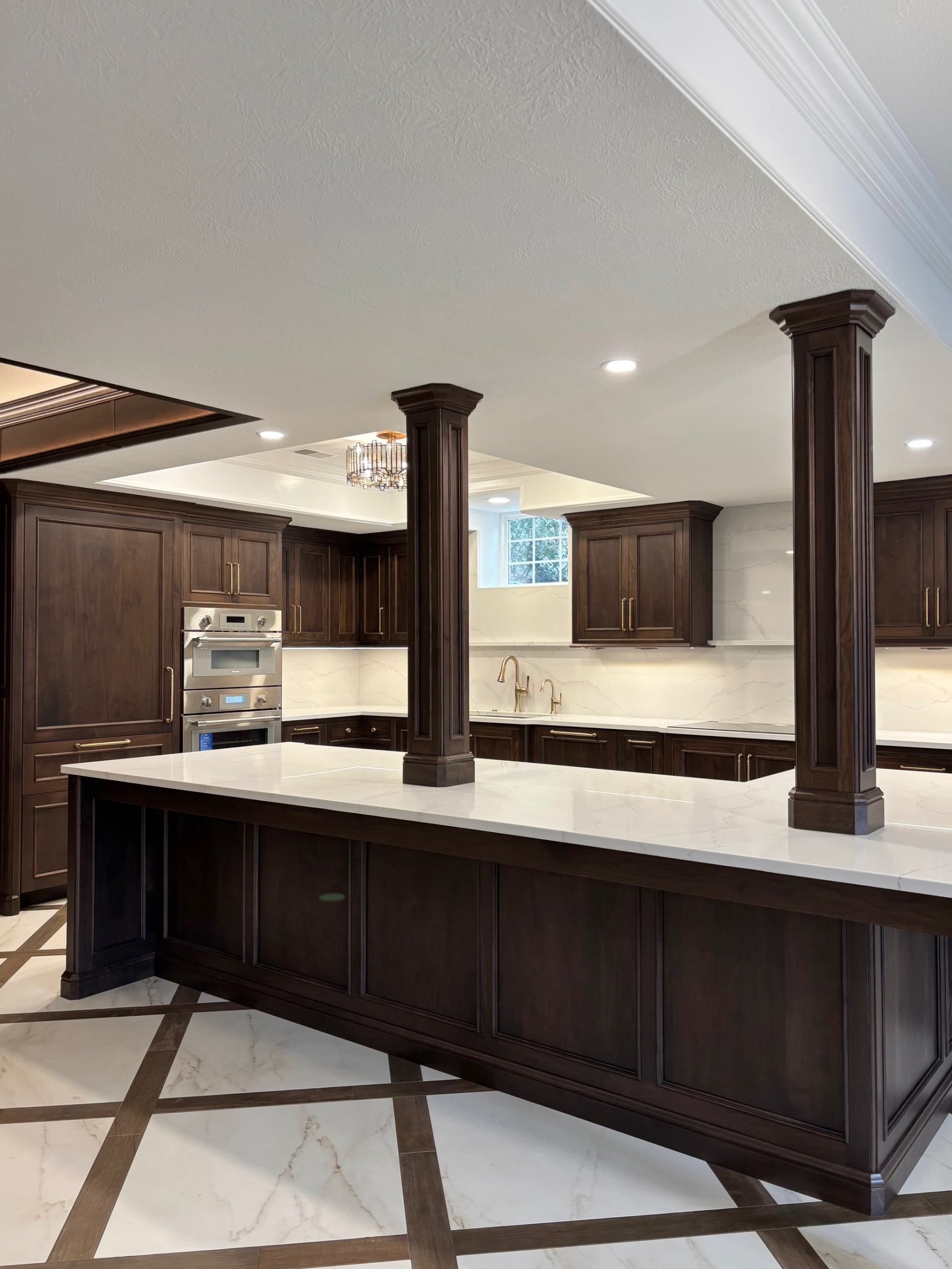 A Luxe and Timeless Lower-Level for Entertaining