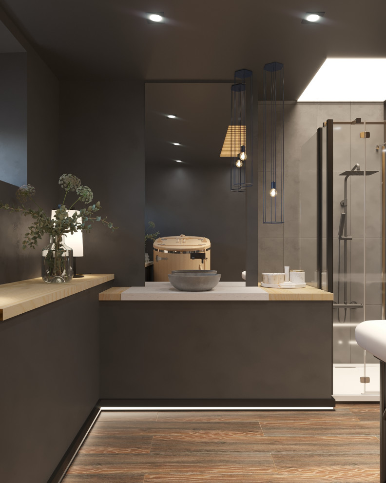 Дизайн проект салон массажа 100м