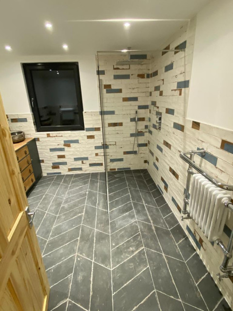 Loft conversion contemporaneo-cocina