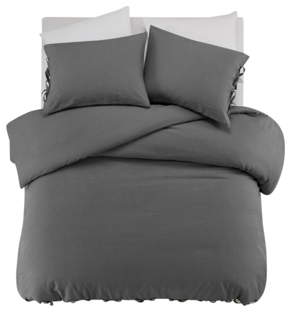 Grace Living Ravyn Duvet Set, King/California King Transitional Duvet Covers And Duvet Sets