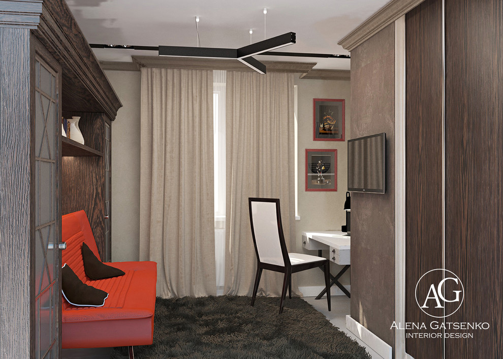 Дизайн частного дома в пастельных тонах