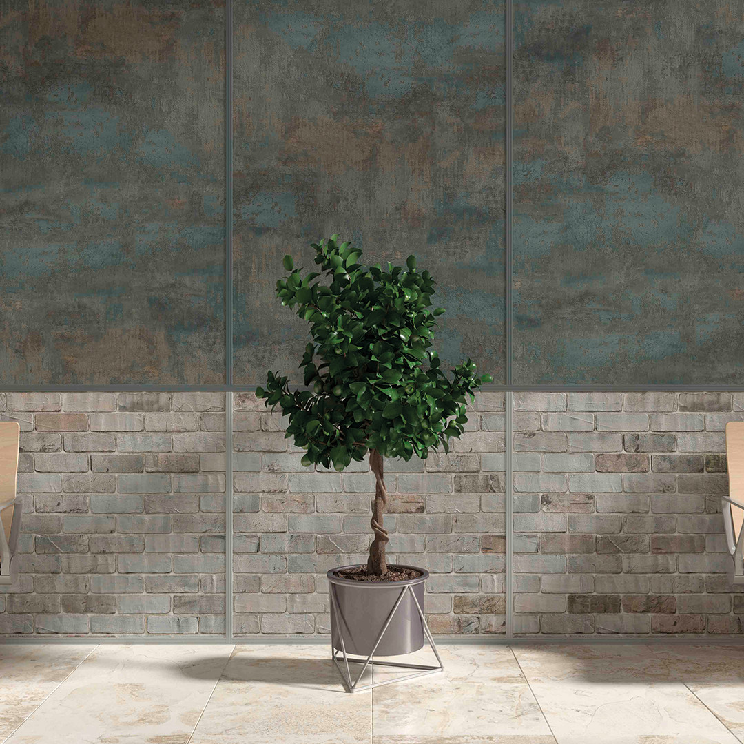 Внутрення отделка стен панелями Граффито