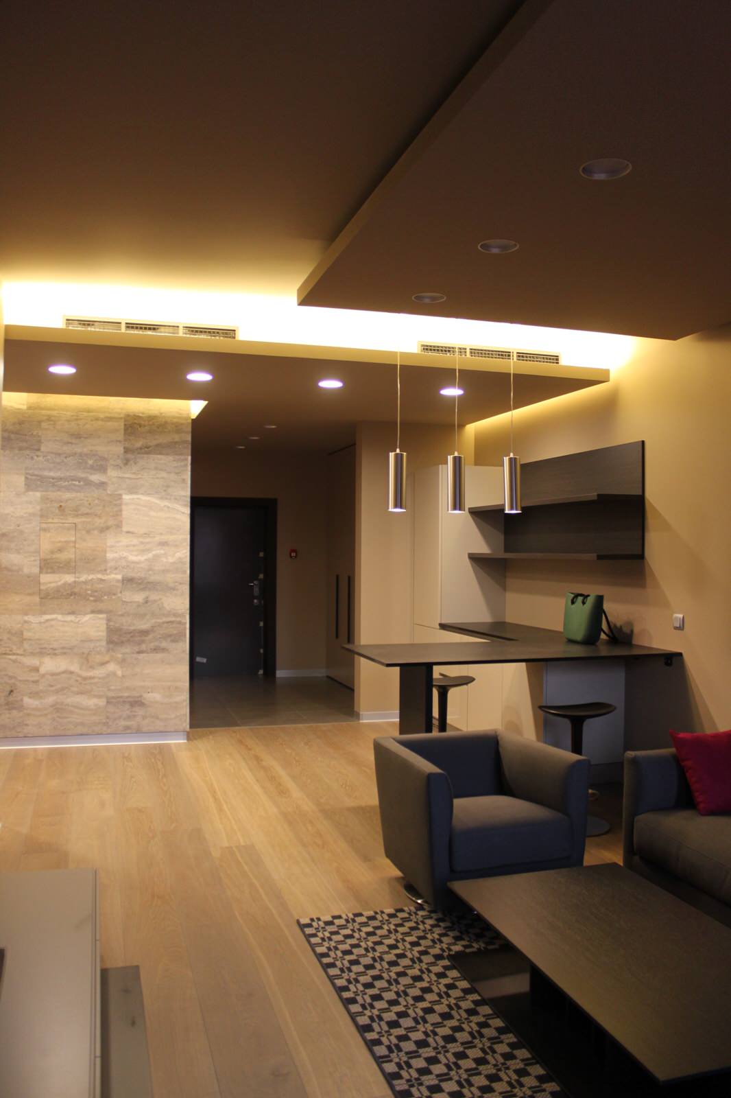 Интерьер небольшой квартиры на Озерковской набережной