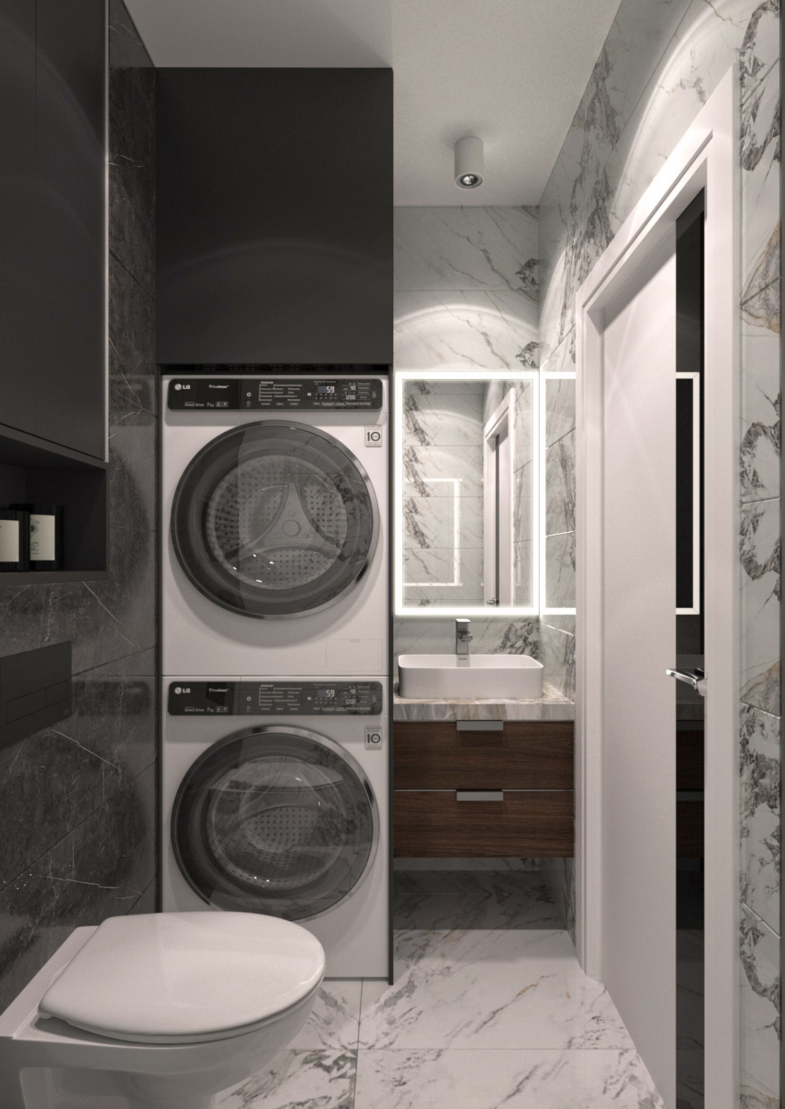 Проект двухкомнатной квартиры 65 кв.м.