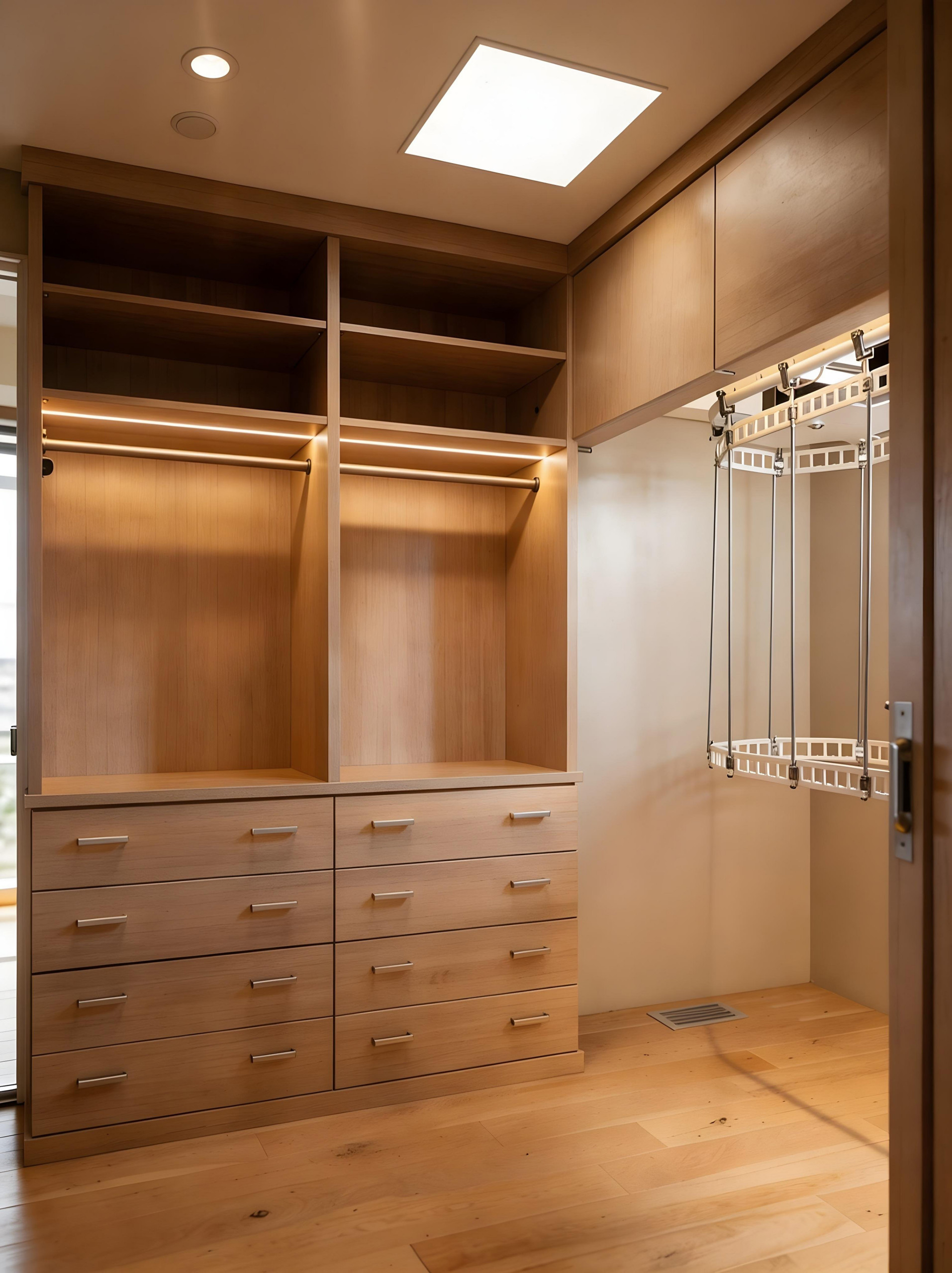 When My Client Needed More Wardrobe Space I Converted Two Rooms to One Walk In c