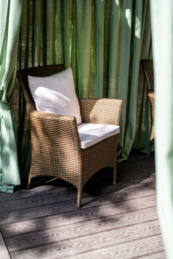 Декорирование беседки и участка Людмилы Хитяевой. "На дачу! С Наташей Барбье"