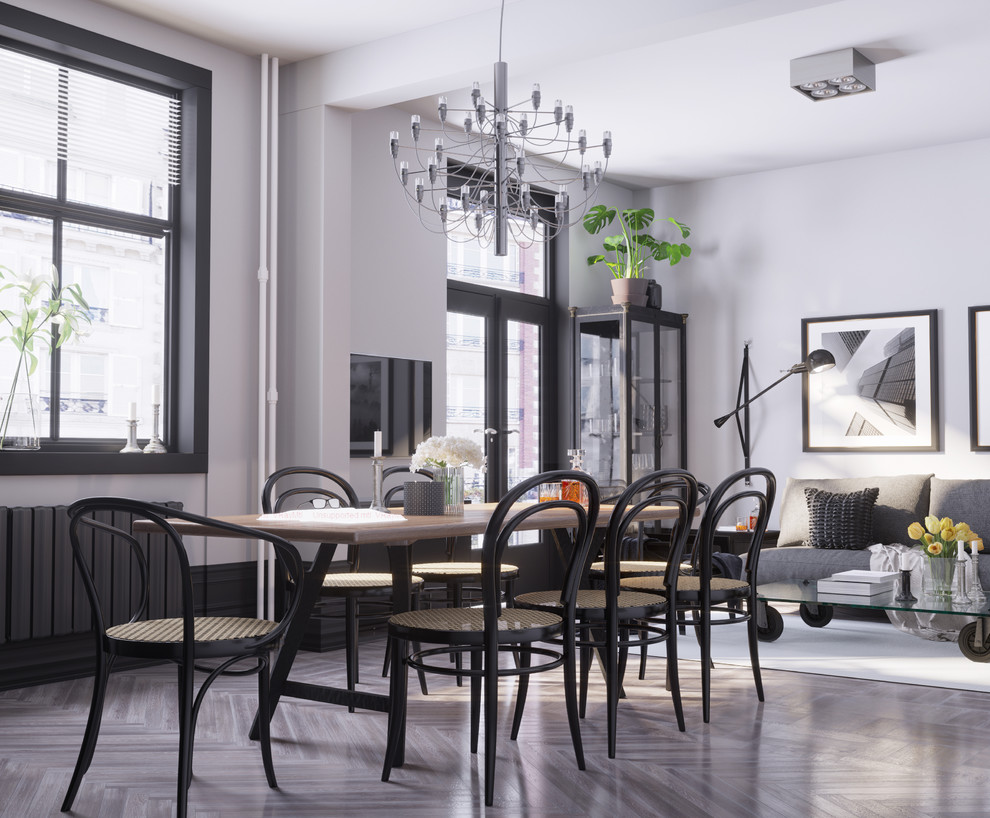 Детальная визуализация гостиной