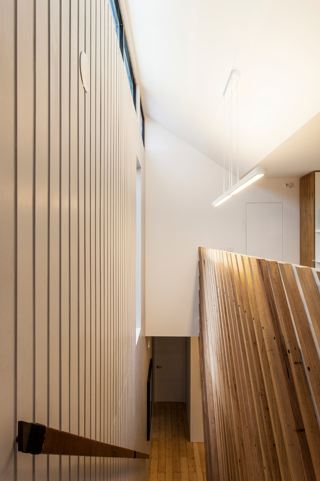 Contemporary hallway in Melbourne.